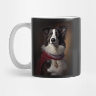 Royal Portrait of a Border Collie Mug